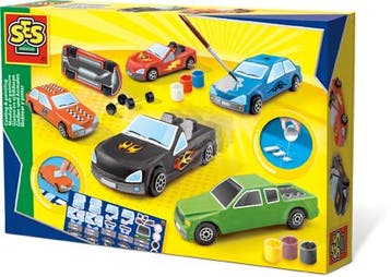 Gieten en schilderen - Autos (Knutselpakketten), Verzenden, Nieuw, Knutselen