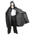 Halloween Cape zwart met capuchon, Kleding | Dames, Ophalen of Verzenden, Nieuw
