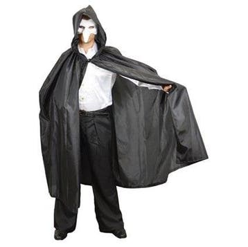 Halloween Cape zwart met capuchon, Ophalen of Verzenden, Nieuw