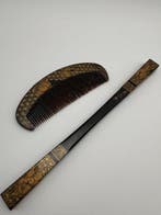 Haar ornament (2) - Japan - Kushi-kam en kogai