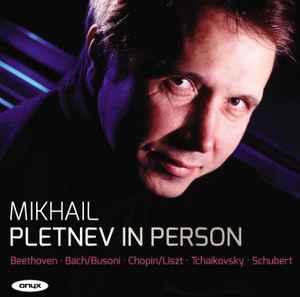 cd - Mikhail Pletnev - Pletnev In Person, Verzenden, Zo goed als nieuw