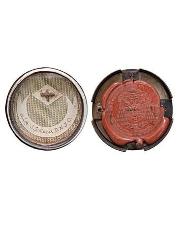 Reliekhouder - Glas, Messing, Verzilverd - 1850-1900 - Het, Antiek en Kunst