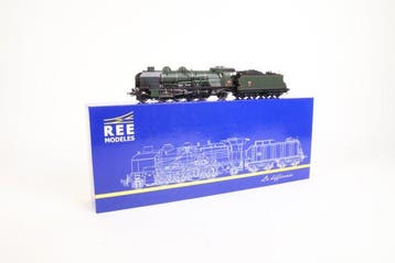 REE Modèles H0 - MB-051 - Stoomlocomotief met tender (1) -, Nieuw