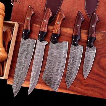 Keukenmes - Kitchen knife set - Staal - Noord Amerika -