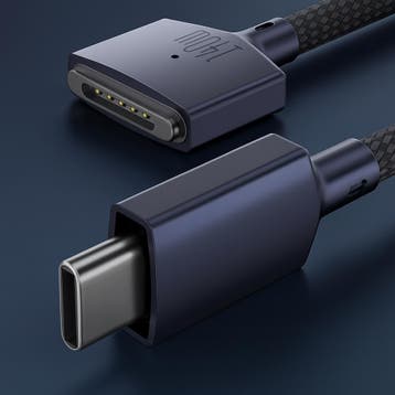 USB-C naar MagSafe 3 Oplaadkabel – 2m – Midnight Blue, Computers en Software, Ophalen of Verzenden, Nieuw