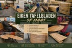 Eiken tafelbladen, Online samenstellen en bestellen, Nieuw, Eikenhout, Eiken tafelbladen, Online samenstellen en bestellen wij maken ze