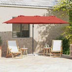 vidaXL Parasol Terracotta 372 x 198 x 243 cm Polyester en, Verzenden, Nieuw, 1 tot 2 meter