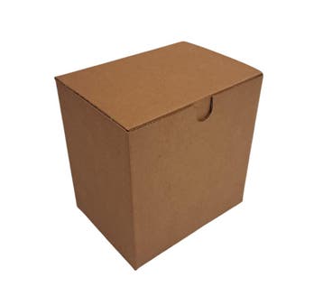 Vouwdoos 194x142x196 mm enkelgolf karton bruin fefco 0713, Zakelijke goederen, Partijgoederen en Retail | Verpakking en Verzending