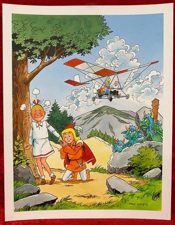 Suske en Wiske - Cover De lieve lilleham - 1 Originele, Boeken, Nieuw