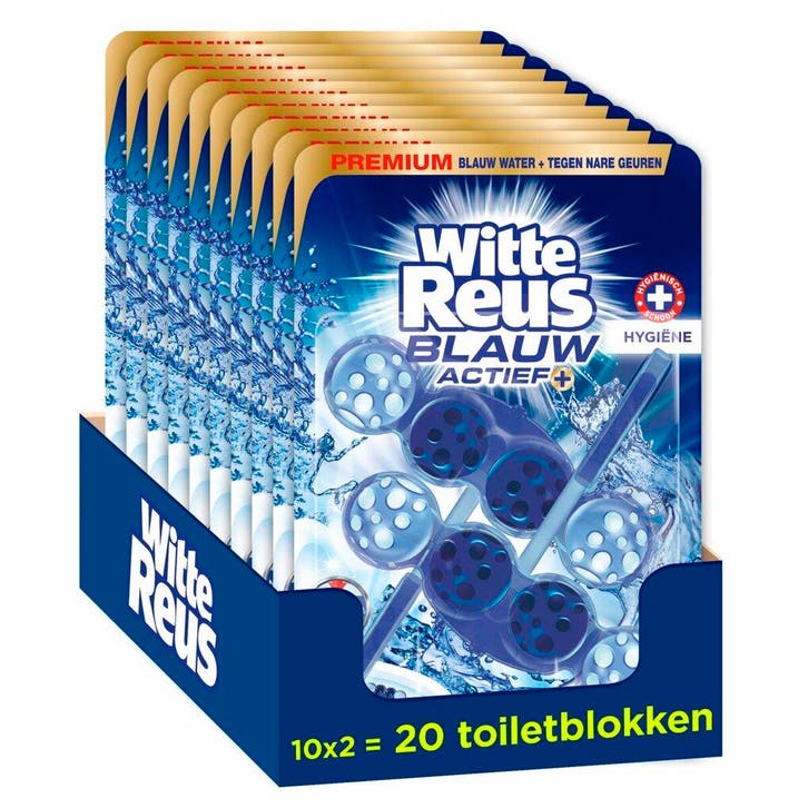Witte Reus Blauw Actief Hygiëne Toiletblok, Huis en Inrichting, Schoonmaakartikelen, Verzenden