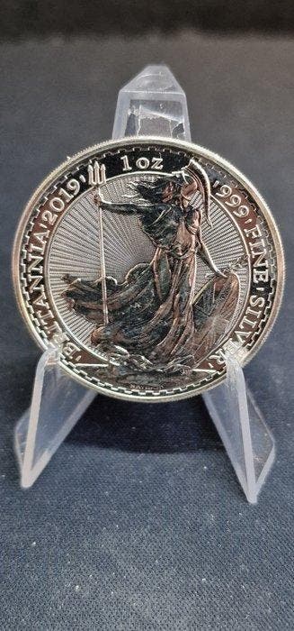 Verenigd Koninkrijk. 2 Pounds 2019 Elizabeth II - 1 Oz 0.999, Postzegels en Munten
