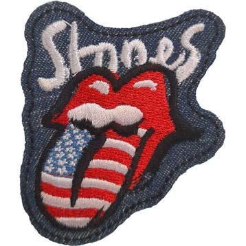 The Rolling Stones - Tongue Flag patch officiële merchandise, Ophalen of Verzenden, Nieuw, Kleding