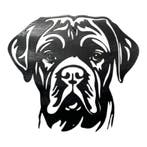 Wanddecoratie metalen Bordeaux dog 32 cm 31 cm, Verzenden, Nieuw