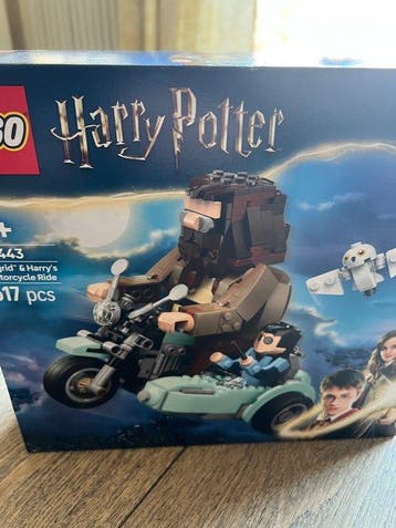 Lego Set - 76443 - Harry Potter - Hagrids & Harrys, Nieuw