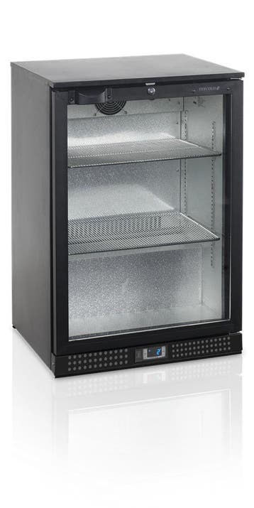 Barkoelkast | Zwart | Glazen deur | Inclusief slot, Verzenden, Nieuw in verpakking