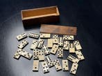 Antique Domino Set - Bordspel - Ebony (de zwarte onderkant)