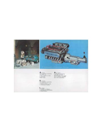 1971 LAMBORGHINI ESPADA 400 GT BROCHURE, Nieuw, Author