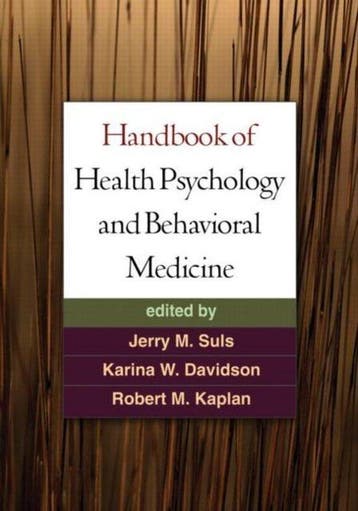 Handbook of Health Psychology and Behavioral Medicine, Verzenden, Gelezen, Jerry M. Suls
