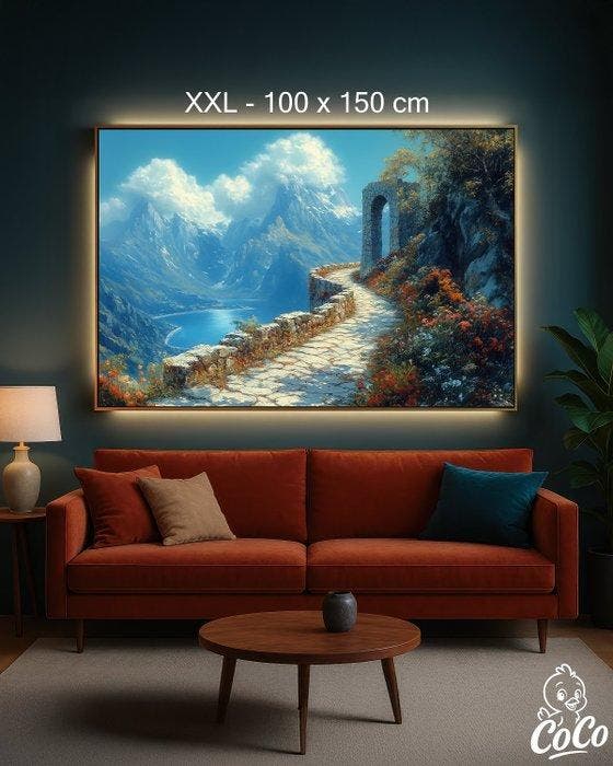 CoCo - Alpine Vista - XXL, Antiek en Kunst, Kunst | Designobjecten