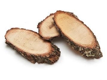 Boomstamschijfjes eikenschijfjes ovaal houten schijfjes  +/-, Hobby en Vrije tijd, Knutselen, Ophalen of Verzenden, Nieuw