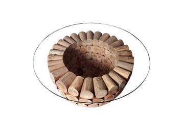 Glasplaat Ø 70cm rond voor salontafels 10mm gehard glas -, Huis en Inrichting, Ophalen of Verzenden, Nieuw