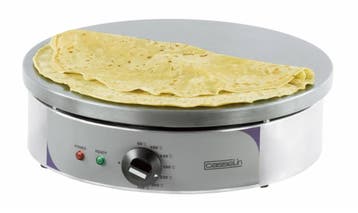 Elektrische Crêpe apparaat | Ø400 mm | 230 volt | RVS fra., Verzenden, Nieuw in verpakking