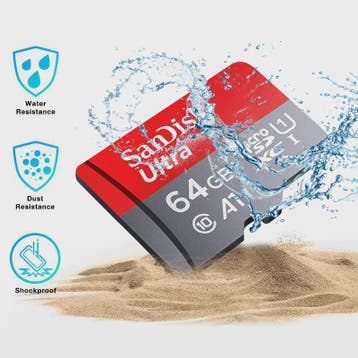SanDisk Ultra Micro SD Kaart 32GB, 64GB, 128GB - Class 10, U, Verzenden, Nieuw
