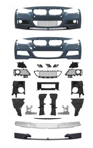 Performance Look Bumper BMW F30 F31 2012 - 2015 B2180, Auto-onderdelen, Carrosserie en Plaatwerk, Nieuw, Voor, BMW, Bumper