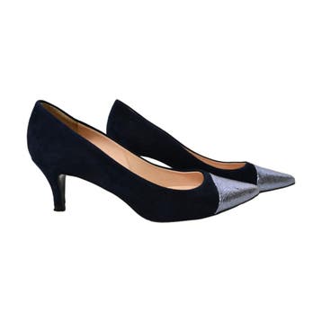 Peter Kaiser - pumps -d. blauw met zilver - maat 38, Nieuw