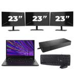 Lenovo ThinkPad L13 -   i3-10e 8GB  - 256GB  + 3x 23 inch, Qwerty, Verzenden, 8 GB, 13 inch