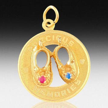 Zonder minimumprijs - Hanger - 14 karaat Geel goud - vintage