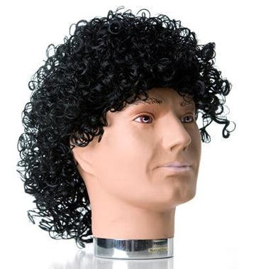 Pietenpruik wetlook lang, Verzenden, Nieuw