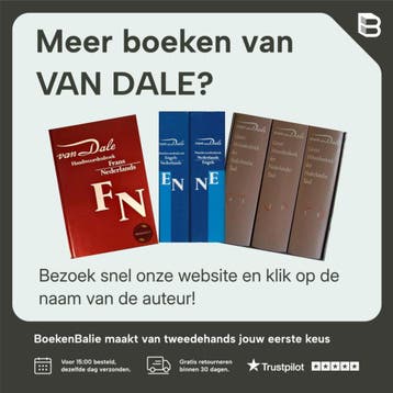 Van Dale handwoordenboek Duits-Nederlands / Van Dale, Boeken, Woordenboeken, Verzenden, Gelezen, VAN DALE