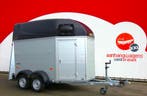 Een 2-paards paardentrailer vanaf €143 per maand leasen?, Ophalen of Verzenden, Nieuw, Aluminium, 2-paards trailer