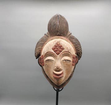 Prachtig masker - Punu - Punu - Gabon (Zonder minimumprijs)