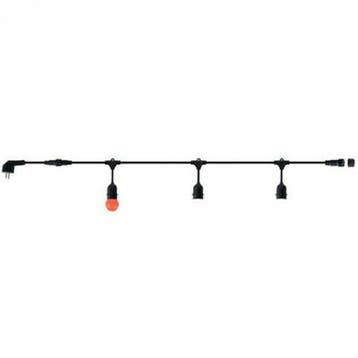 Prikkabel - Lichtsnoer - E27 Fitting - 10 Lampen - 10 Meter, Ophalen of Verzenden, Nieuw