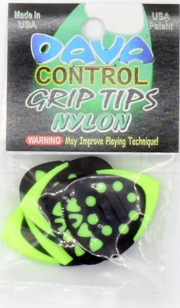 Dava DAV-6924 Grip Tips Pick plectrum nylon 6-pack, Ophalen of Verzenden, Nieuw, Elektrische gitaar