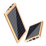 Externe 30.000mAh Solar Charger Powerbank Zonnepaneel, Telecommunicatie, Powerbanks, Verzenden, Nieuw, Stuff Certified®