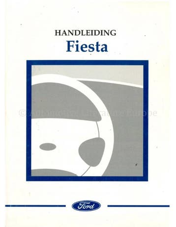 1998 FORD FIESTA INSTRUCTIEBOEKJE NEDERLANDS, Auto diversen, Handleidingen en Instructieboekjes