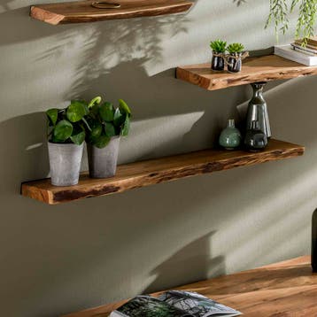 Wandplank Liam massief 120 cm, Verzenden, Nieuw