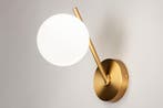 Rietveld Wandlampen - Goud - Glas, Metaal, Verzenden, Nieuw