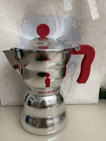 Alessi - Koffiemolen - Aluminium - (6 kopjes)