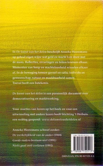 De kunst van het delen 9789081722513 Anneke Heeremans, Verzenden, Gelezen, Anneke Heeremans