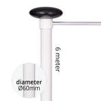 Aluminium baniermast 60mmØ 6 meter, Verzenden, Nieuw