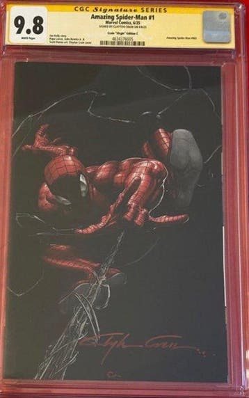 The Amazing Spider-Man (Vol. 7) #1 - Clayton Crain Virgin, Nieuw