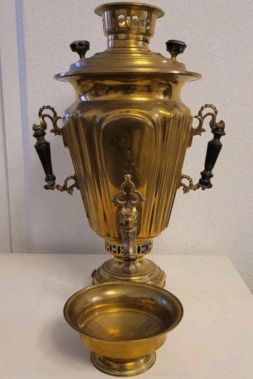 Samovar - Massief messing