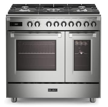 €2549 Elba EBS 965T MXX RVS 90 cm gasfornuis, Ophalen of Verzenden, Nieuw
