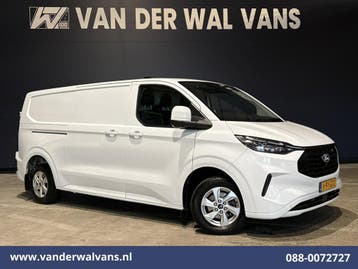Ford Transit Custom | 2.0 TDCI 136pk L2H1 Euro6 Airco |, Auto's, Gebruikt, Euro 6, Wit, Dealer onderhouden