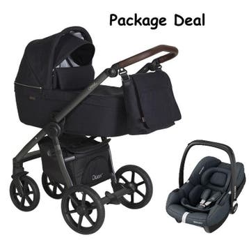 Quax Kinderwagen Crooz Black Package Deal, Overige merken, Nieuw, Ophalen of Verzenden, Combiwagen