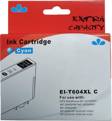 Huismerk Epson 604XL cartridge cyaan, Verzenden, Nieuw, Huismerk